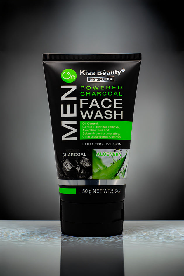Kiss Beauty Men Charcoal Face Wash 150g Oil Control Cleanser