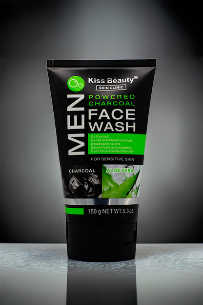 Kiss Beauty Men Charcoal Face Wash 150g Oil Control Cleanser