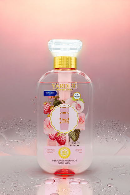 Yardlie Professional Perfume Fragrance Body Wash Peach Raspberry