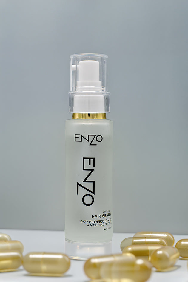 ENZO Keratin Hair Serum 100ml for Smooth Shiny Damaged Hair