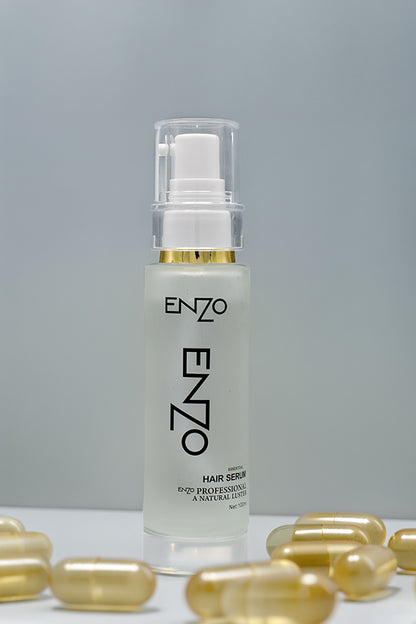 ENZO Keratin Hair Serum 100ml for Smooth Shiny Damaged Hair