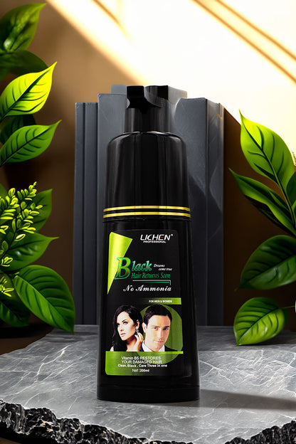 Lichen Professional Black Hair Color Shampoo Noni 200ml