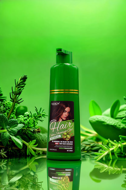 Lichen Dark Brown Hair Color Shampoo Gel 200ml Online Pakistan
