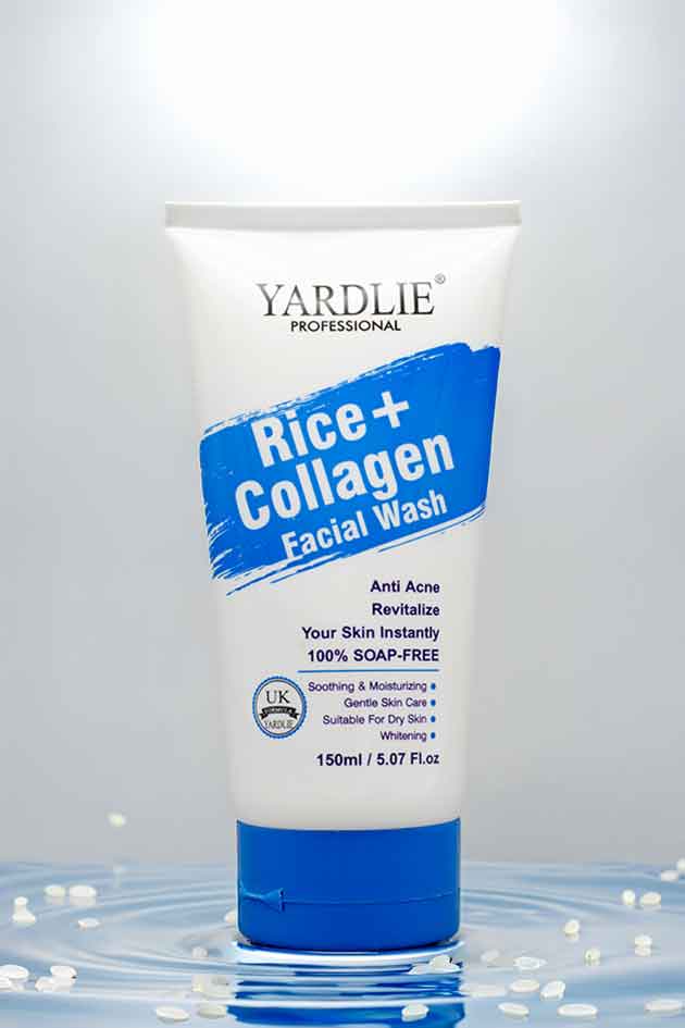 Yardlie Rice Collagen Facial Wash 150ml Hydrating Cleanser