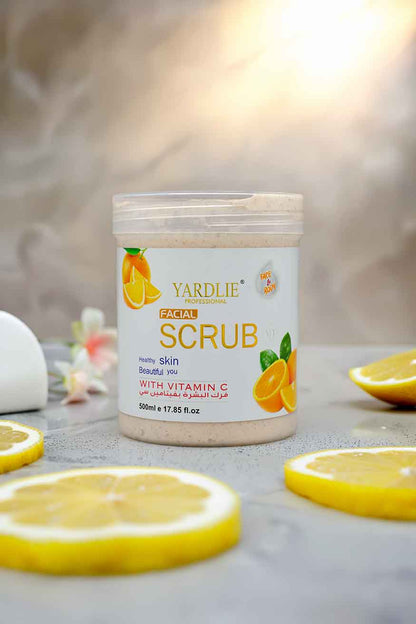 Vitamin C Facial Scrub Yardlie 500ml Deep Exfoliating Scrub