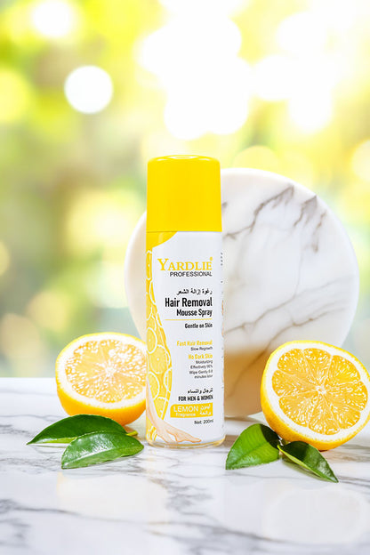 Yardlie Professional Hair Removal Mousse Spray Lemon Fragrance 200ml