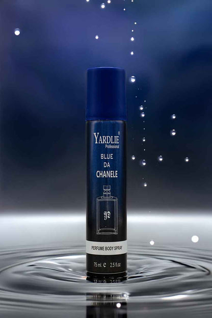 Perfume Body Spray Yardlie Blue Da Chanele 75ml for Men