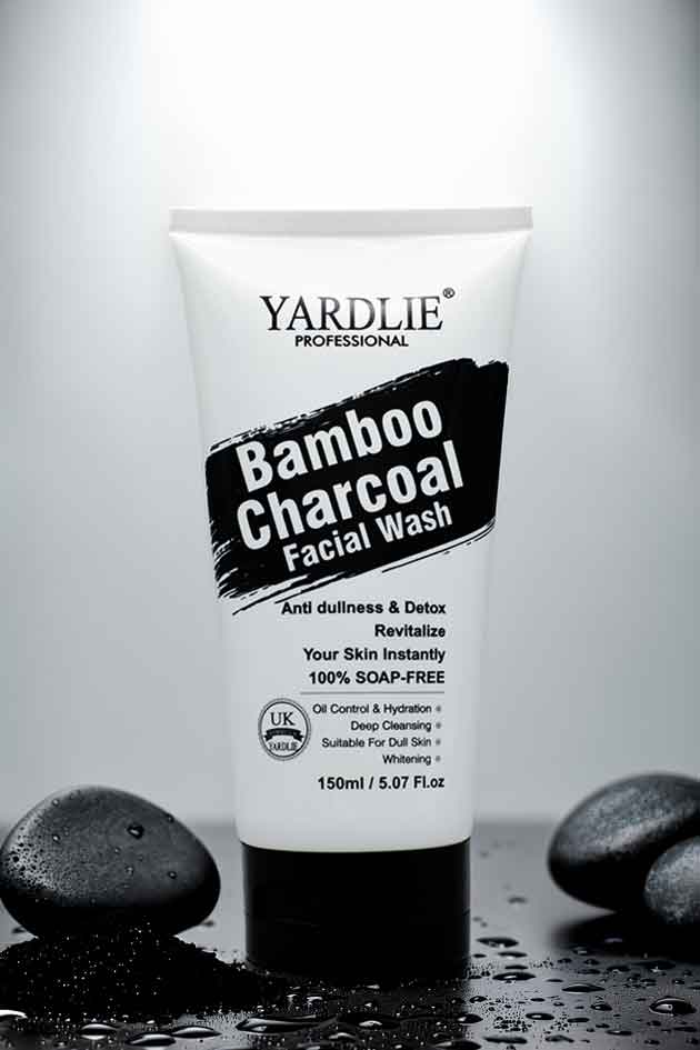 Yardlie Bamboo Charcoal Facial Wash 150ml Deep Cleansing