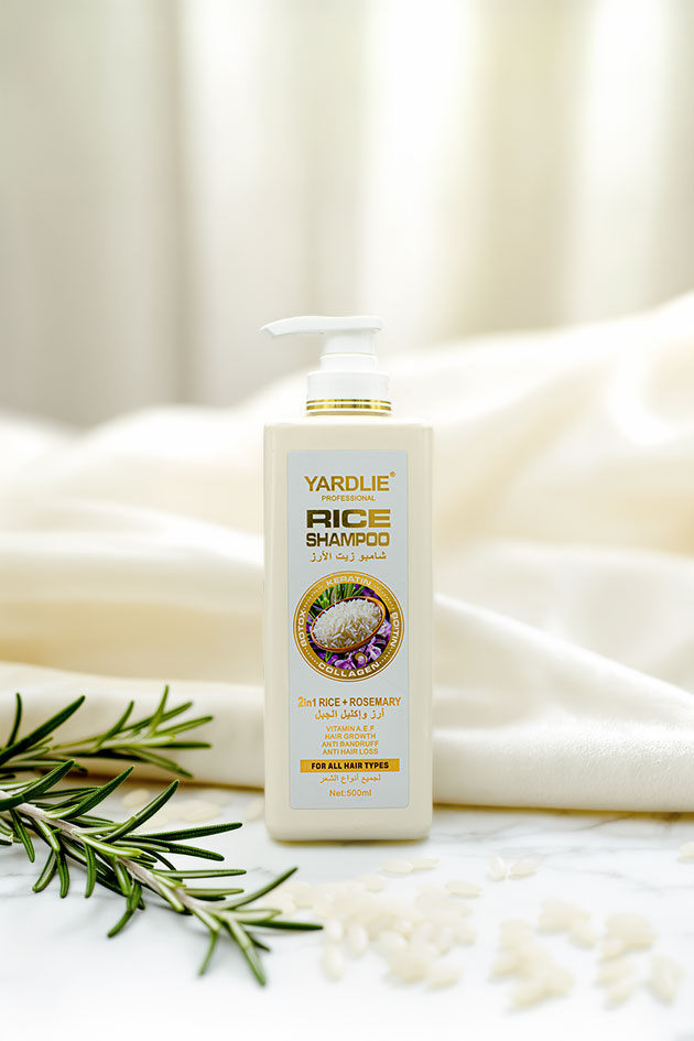 Yardlie Professional Rice and Rosemary Shampoo with Keratin 500ml