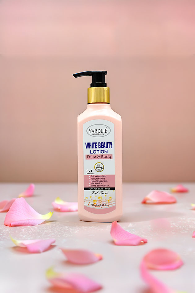 Yardlie Professional Hydrating Lotion Face and Body Hyaluronic Acid and Niacinamide 240ml