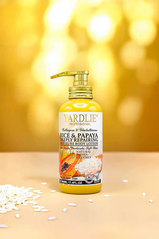 Yardlie Professional Rice and Papaya Body Lotion with Collagen 500ml