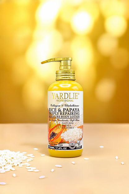 Yardlie Professional Rice and Papaya Body Lotion with Collagen 500ml