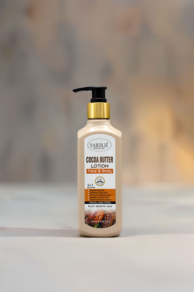 Yardlie Professional Cocoa Butter Lotion Face and Body 240ml