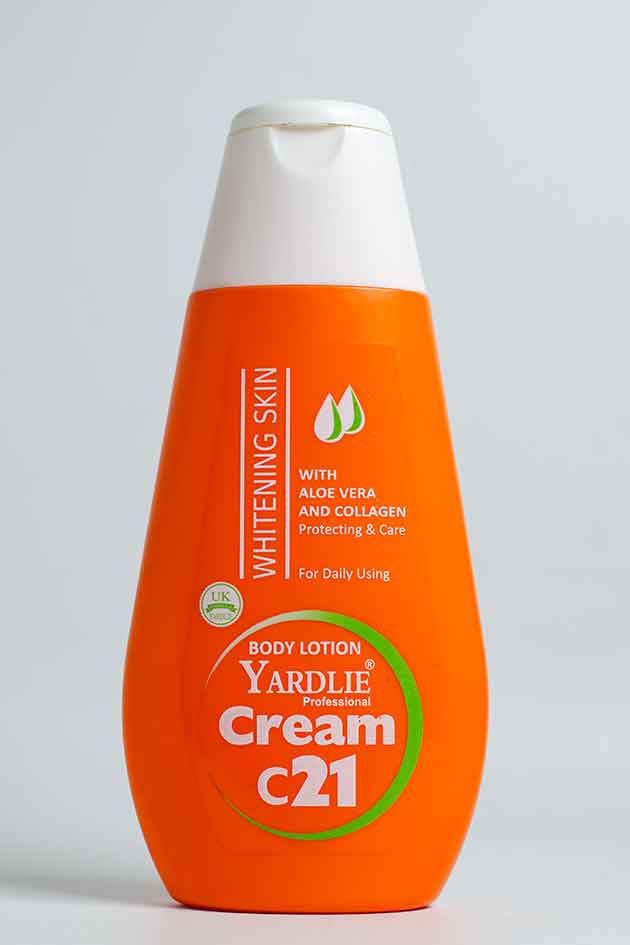 Yardlie Professional Cream C21 Body Lotion – Aloe Vera and Collagen (10% Leaked, Last Piece)