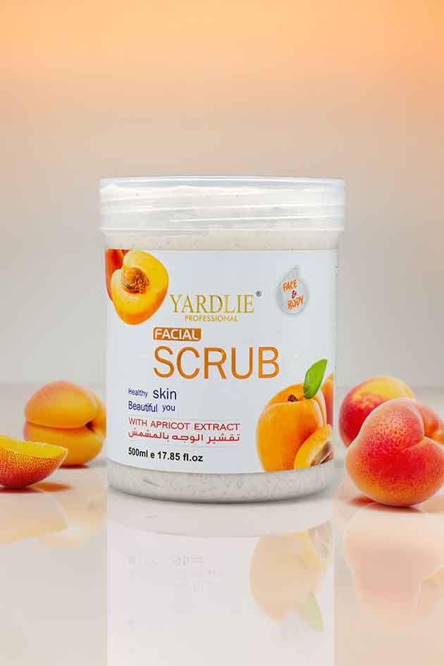 Yardlie Facial Apricot Scrub Face and Body Exfoliator 500ml