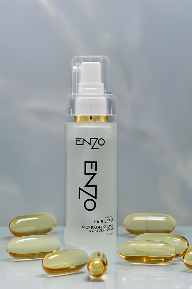 ENZO Keratin Hair Serum 100ml for Smooth Shiny Damaged Hair