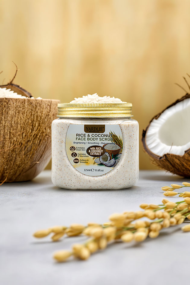 Yardlie Professional Rice and Coconut Face and Body Scrub 325ml