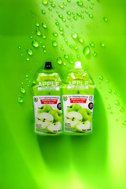 Yardlie Apple Hair Color Cream Dark Brown 500ml Online in Pakistan (500ml X 2)