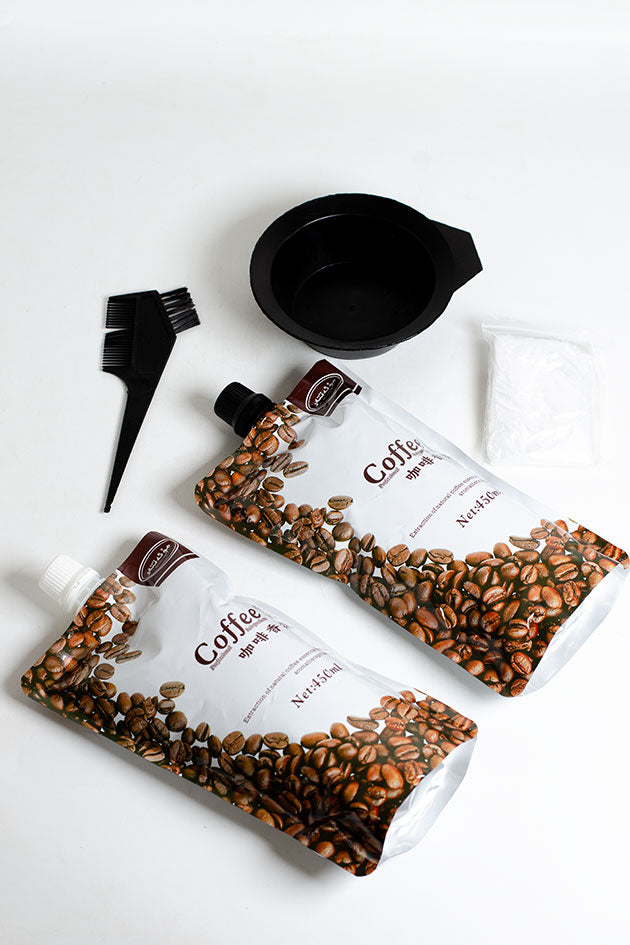 Muattar Coffee Professional Dark Brown Hair Color Cream 450ml x 2