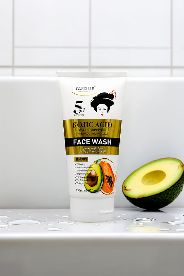 Yardlie Kojic Acid Face Wash Avocado and Papaya 150ml Online in Pakistan