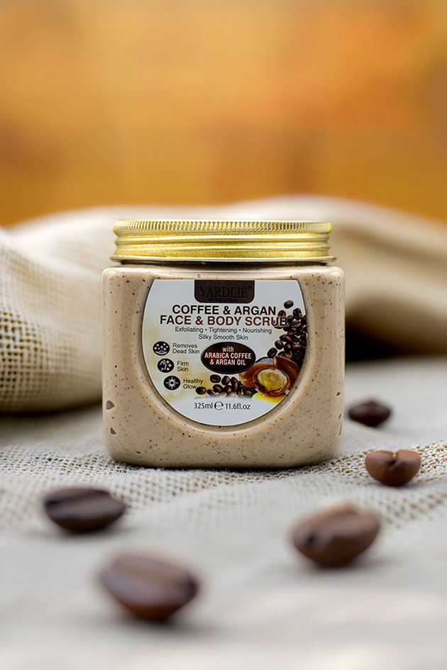 Yardlie Professional Coffee and Argan Face and Body Scrub 325ml
