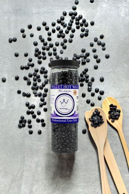 Konsung Beauty Pellet Hot Wax Beans for Hair Removal Black 400g