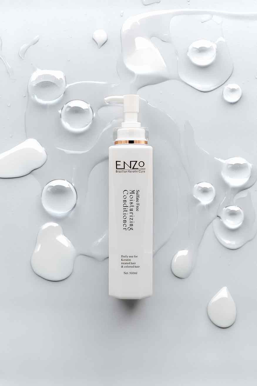 ENZO Sulfate Free Moisturizing Conditioner 500ml for Keratin Treated Hair