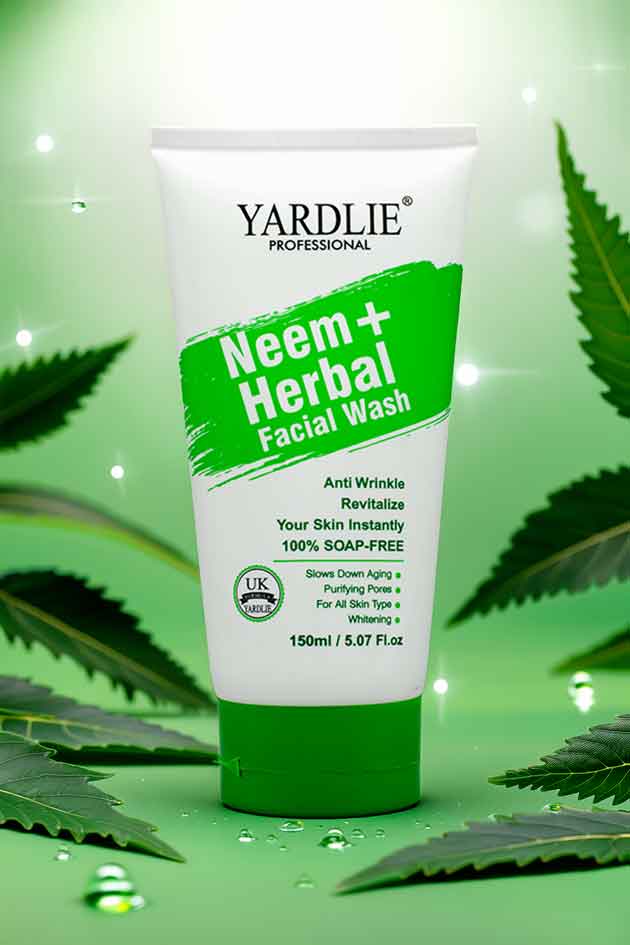 Yardlie Neem + Herbal Facial Wash Purifying Face Cleanser 150ml