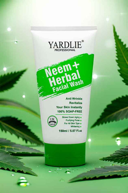 Yardlie Neem + Herbal Facial Wash Purifying Face Cleanser 150ml