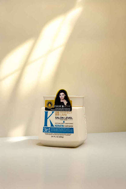 Perfect Care Salon Level Keratin Hair Mask 800g 3 in 1 Deep Conditioning Treatment