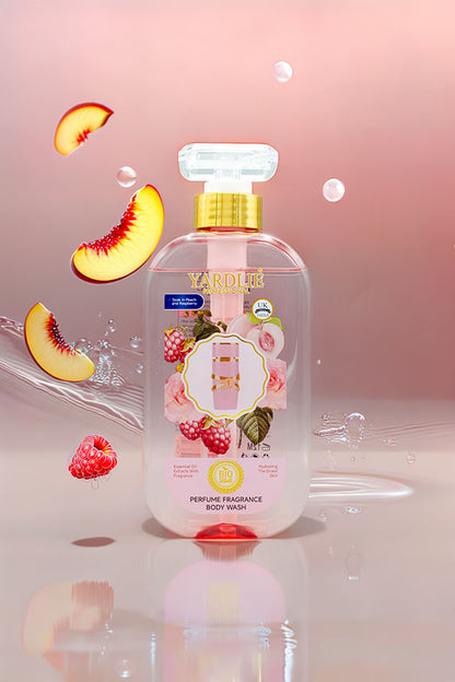 Yardlie Professional Perfume Fragrance Body Wash Peach Raspberry