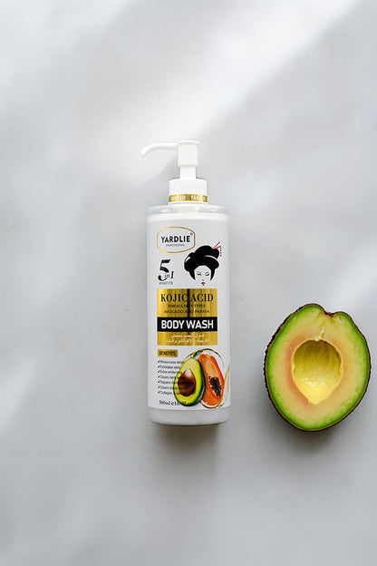 Yardlie Kojic Acid Body Lotion Avocado and Papaya 500ml Online in Pakistan
