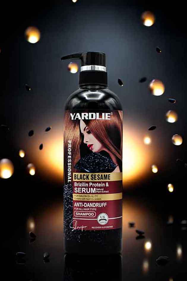 Yardlie Black Sesame Anti Dandruff Shampoo 800g With Protein Serum