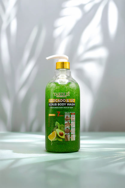 Yardlie Avocado and Vitamin C Scrub Body Wash 1000ml Online in Pakistan