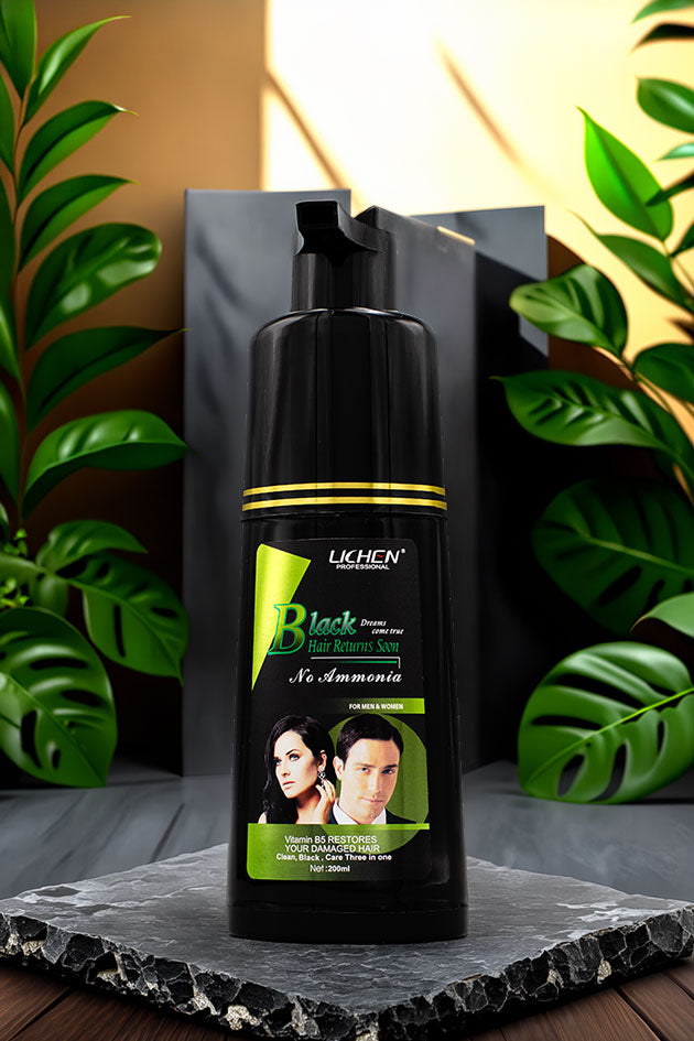 Lichen Professional Black Hair Color Shampoo Noni 200ml