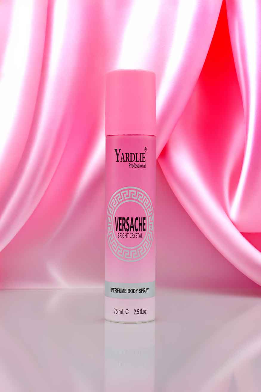 Perfume Body Spray Yardlie Versache Bright Crystal 75ml Women