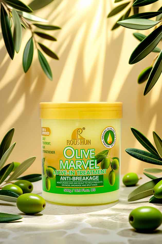 Roushun Olive Marvel Leave In Hair Treatment Anti Breakage 500g