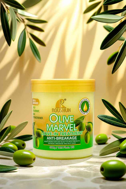 Roushun Olive Marvel Leave In Hair Treatment Anti Breakage 500g