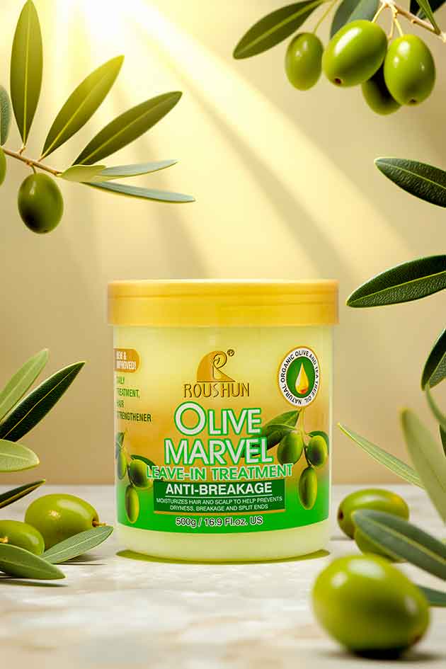 Roushun Olive Marvel Leave In Hair Treatment Anti Breakage 500g