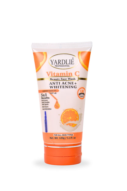 Yardlie Professional Vitamin C Face Wash 120ml.