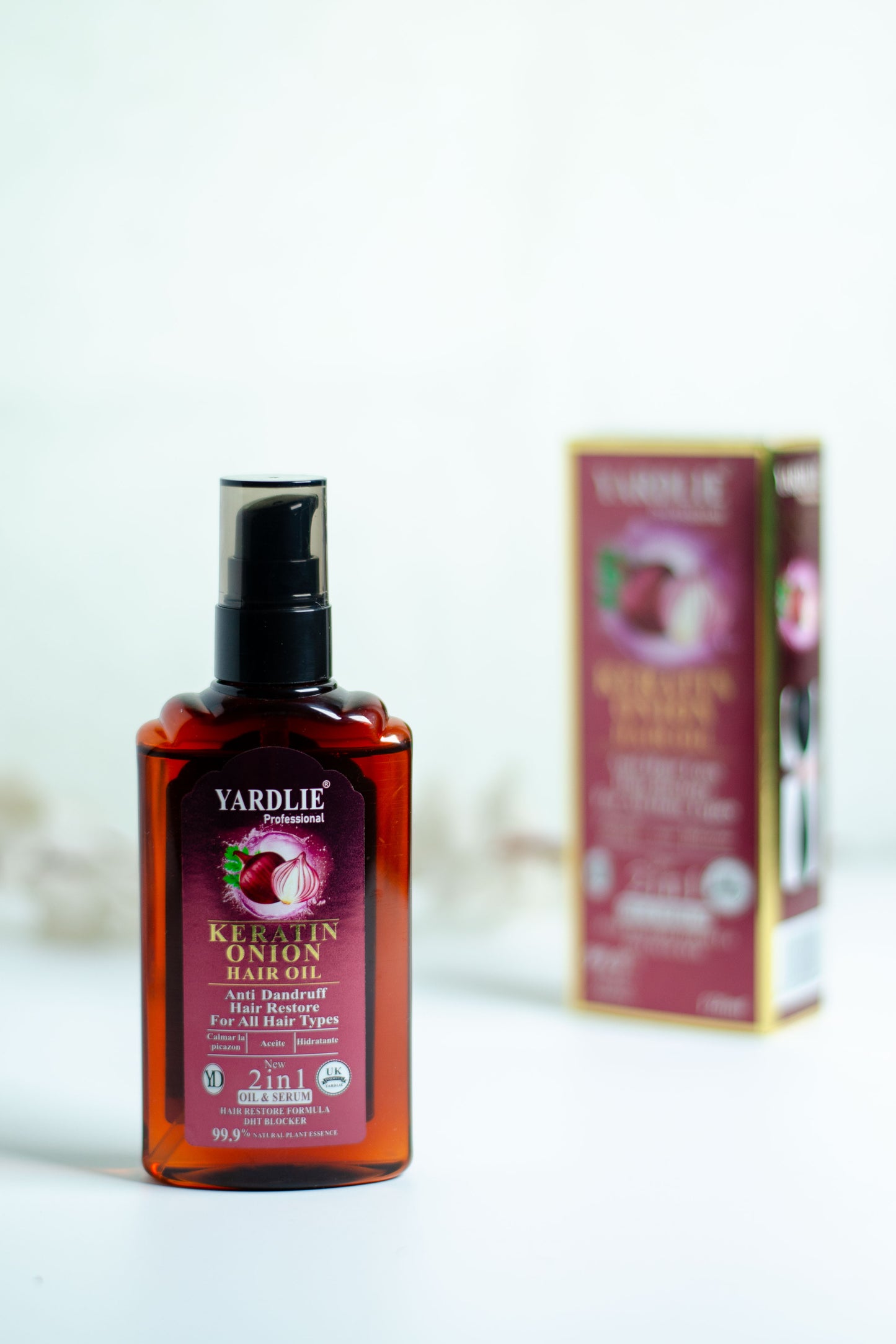 Yardlie Professional Keratin Onion Hair Oil 120ml.