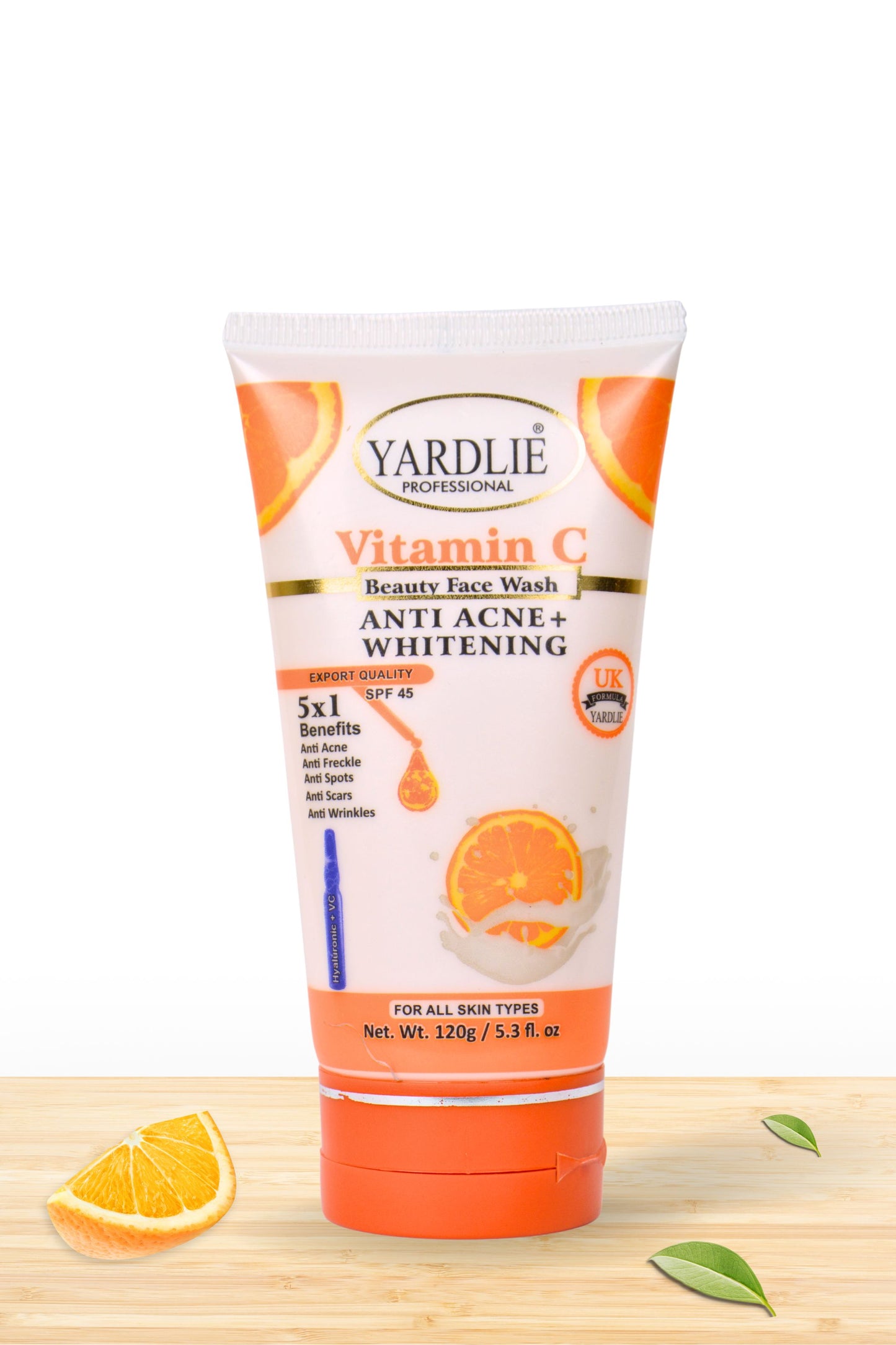 Yardlie Professional Vitamin C Face Wash 120ml.