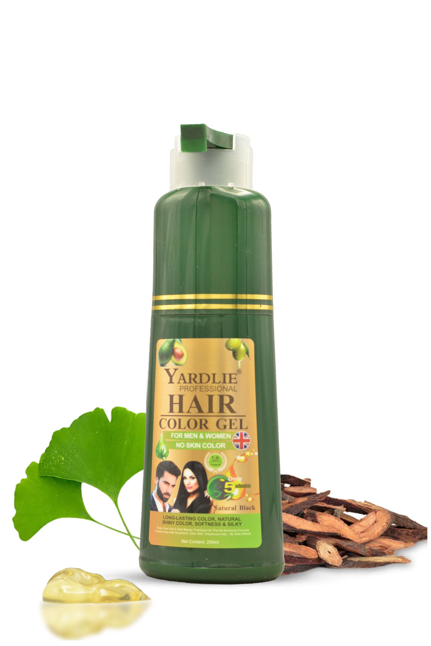 Hair Color Gel | Dark Brown | Yardlie | 200ml |