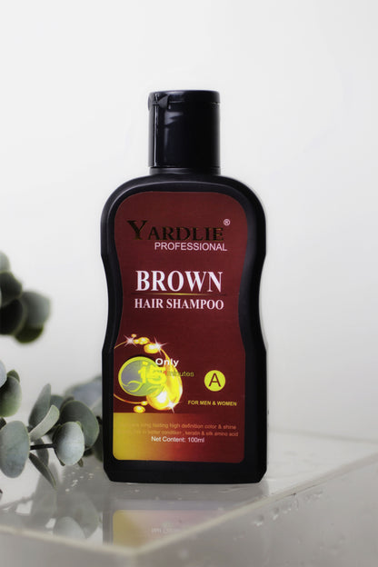 Yardlie Professional Hair Dye Shampoo Mixing Paste Dark Brown 200ml.