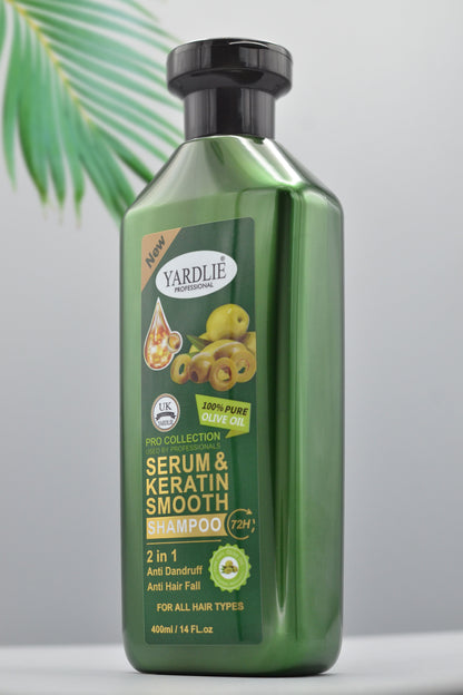 Yardlie Professional Pro Serum & Keratin Shampoo 400ml.