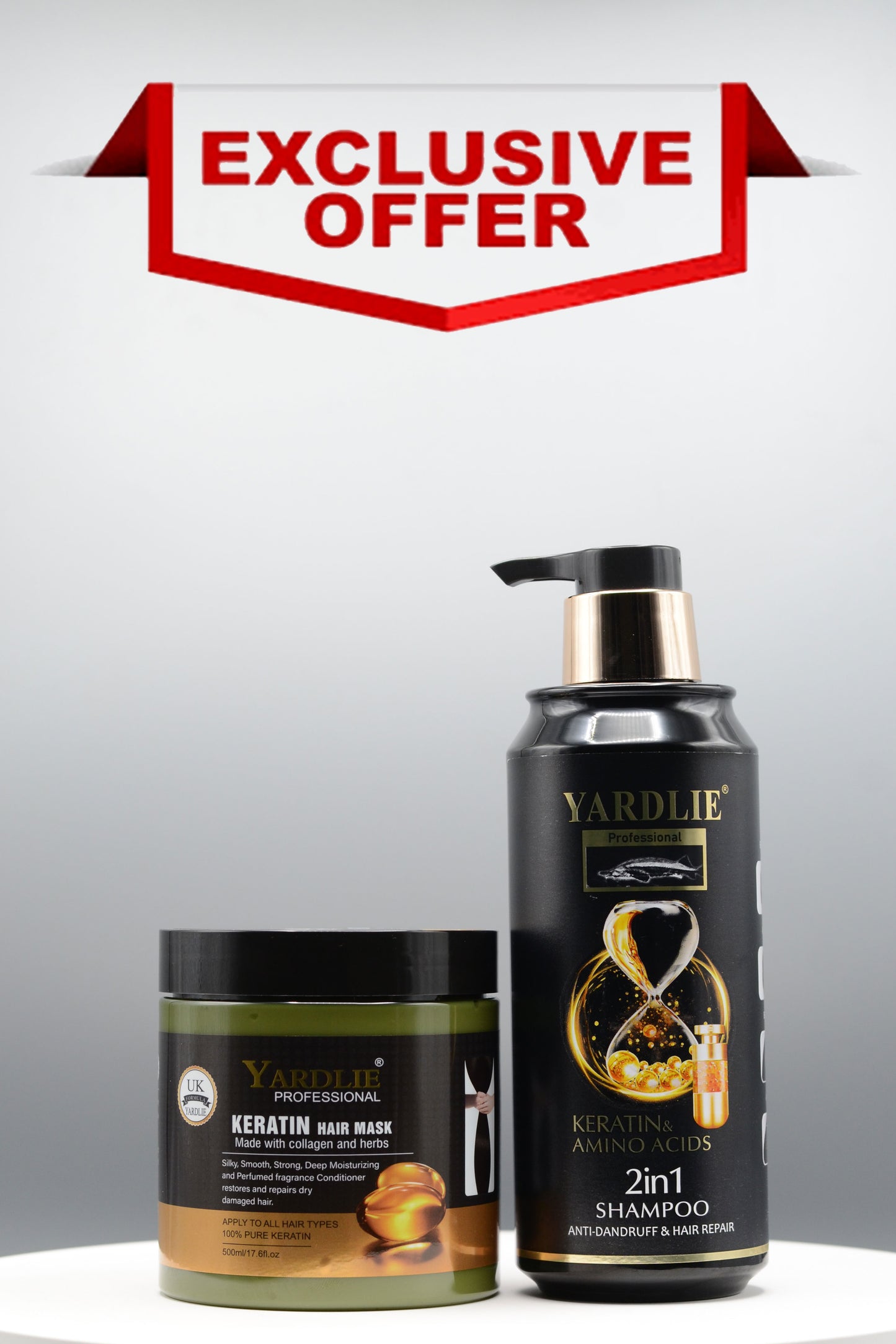 Yardlie Professional Keratin & Collagen Mask Hair Treatment