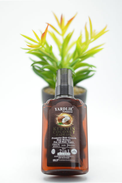 Yardlie Professional Keratin Coconut Hair Oil 120ml.