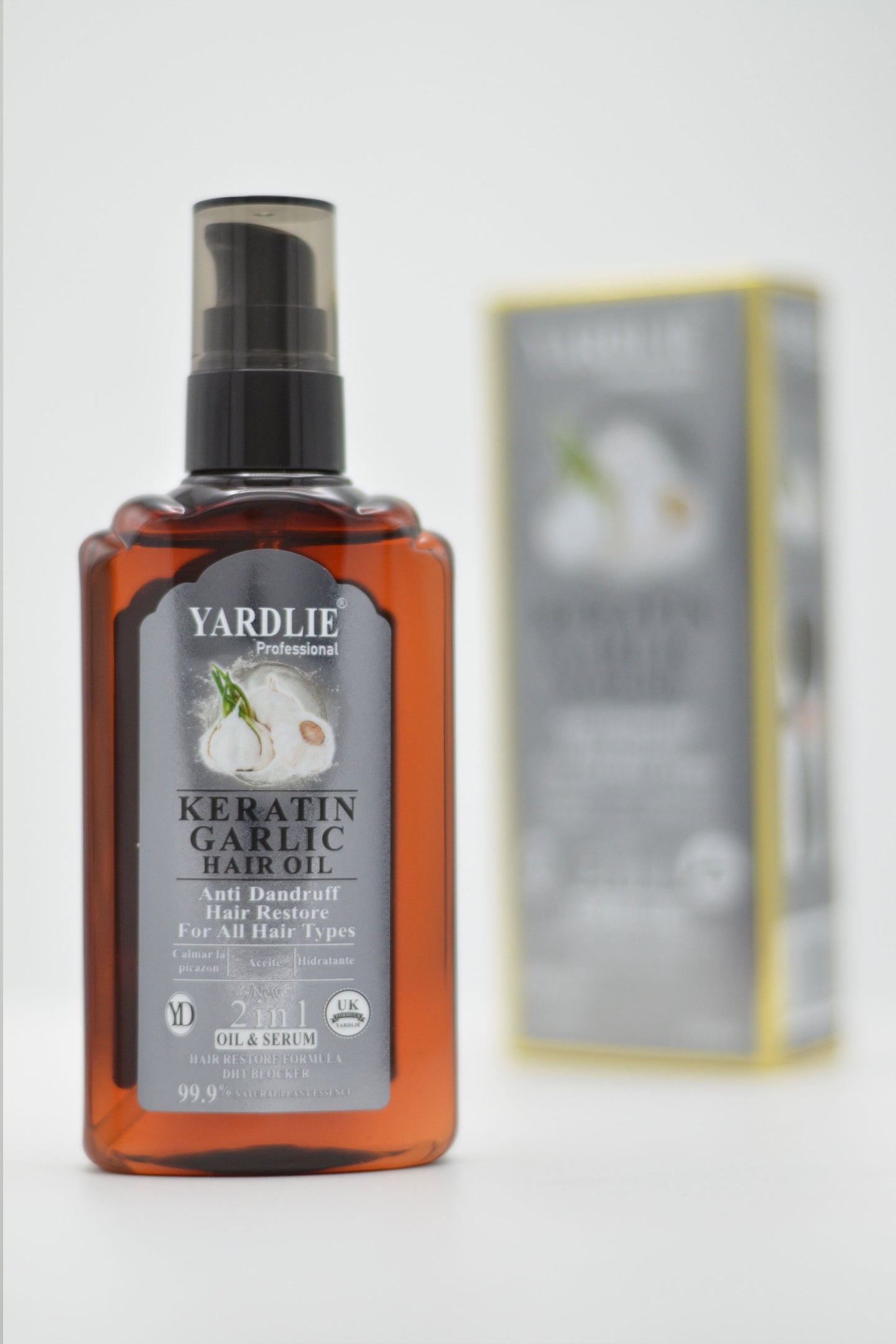 Yardlie Professional Keratin Garlic Hair Oil 120ml.