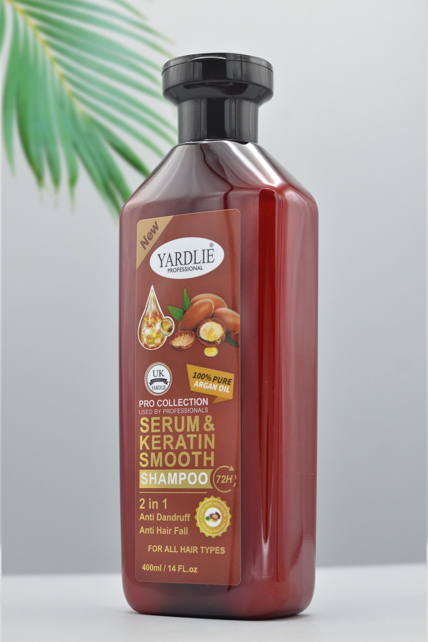 Yardlie Professional Pro Serum & Keratin Shampoo 400ml.