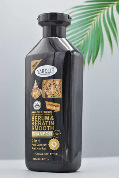 Yardlie Professional Pro Serum & Keratin Shampoo 400ml.